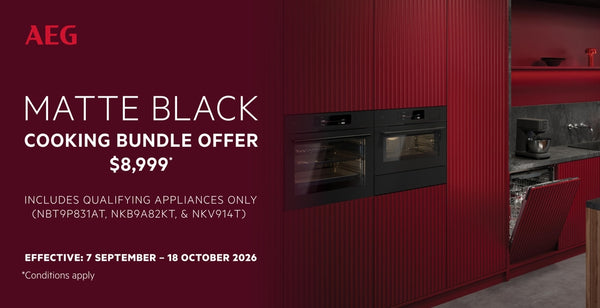 AEG Matte Black Cooking Bundle