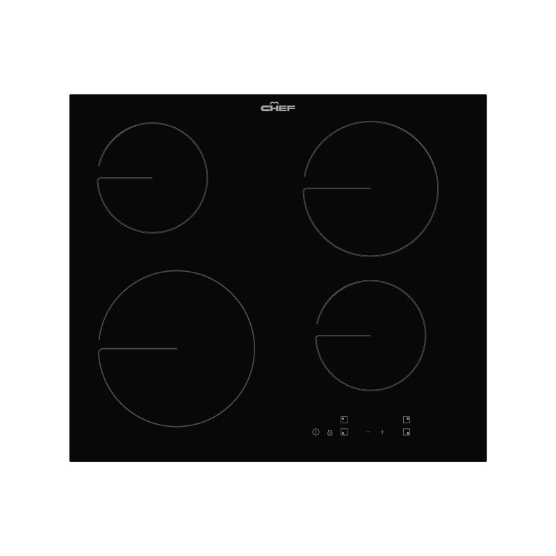 Chef 60cm 4 Zone Ceramic Cooktop