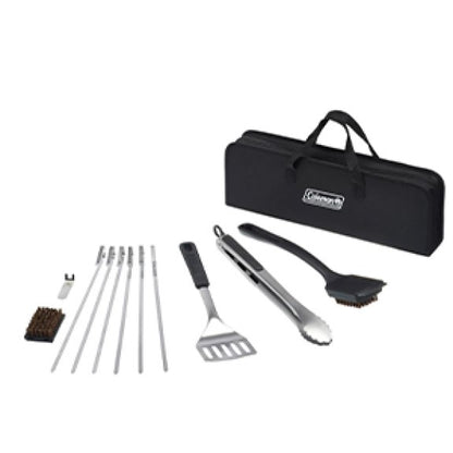 Coleman 11 Piece BBQ Tool Set with Case