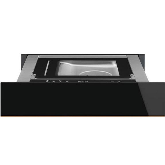 Smeg 15cm Built-In Sous Vide & Vacuum Drawer - Black/Copper (Dolce Stil Novo)