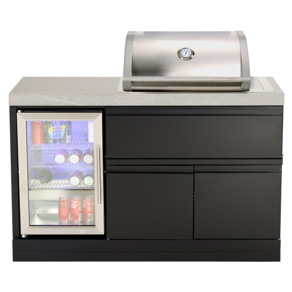 Crossray Compact Kitchen with 2 Burner BBQ Grill