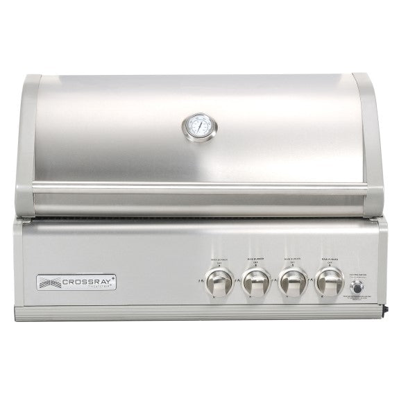 Crossray 4 Burner Stainless Steel In Built Infrared BBQ