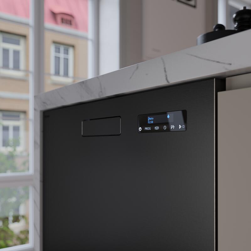 ASKO 60cm Built-In Dishwasher - Black Steel