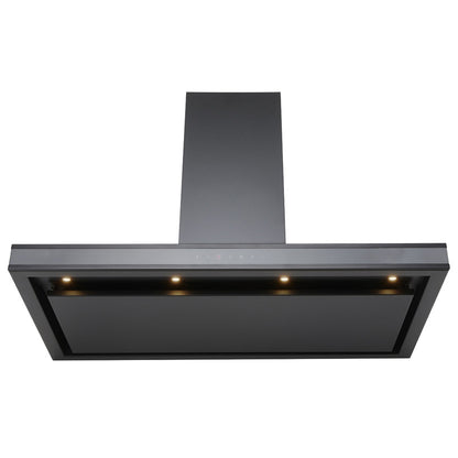Schweigen 90cm Silent Canopy Rangehood for Moderate Cooking - Black