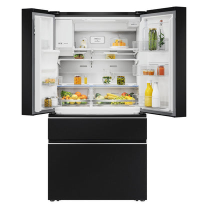 Electrolux 609L French Door Fridge Freezer with Ice & Water Dispenser - Matte Black (UltimateTaste 900)