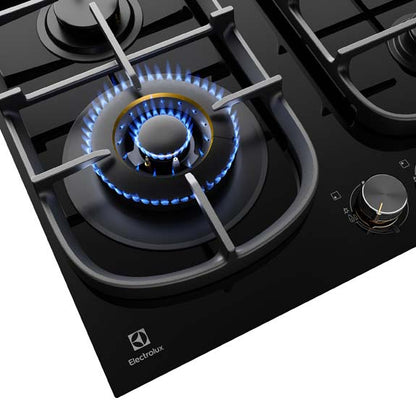 Electrolux 60cm UltimateTaste 500 Gas Cooktop - Black Glass
