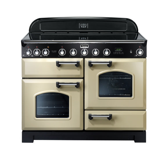 Falcon 110cm Classic Deluxe Induction Range Cooker - Cream/Chrome