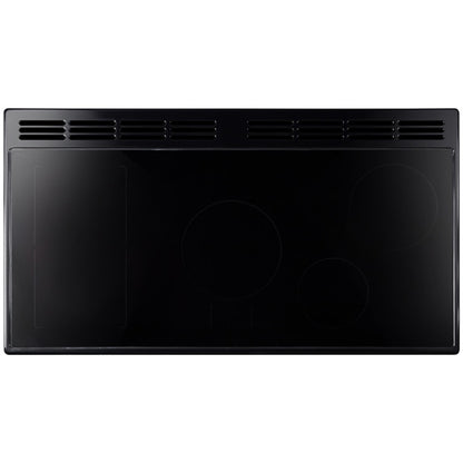 Falcon 110cm Classic Deluxe Induction Range Cooker - Stone Blue/Brass