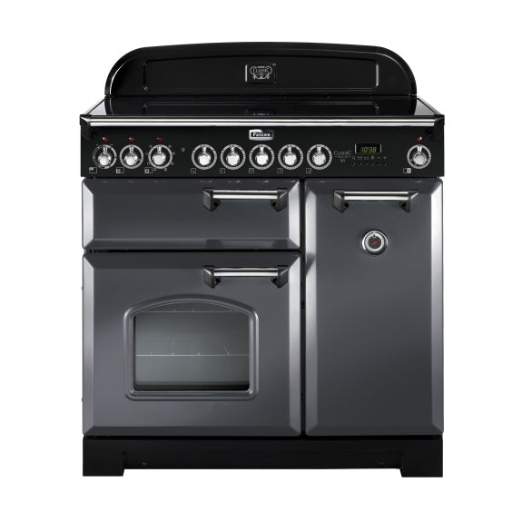 Falcon 90cm Classic Deluxe Induction Range Cooker - Slate Chrome