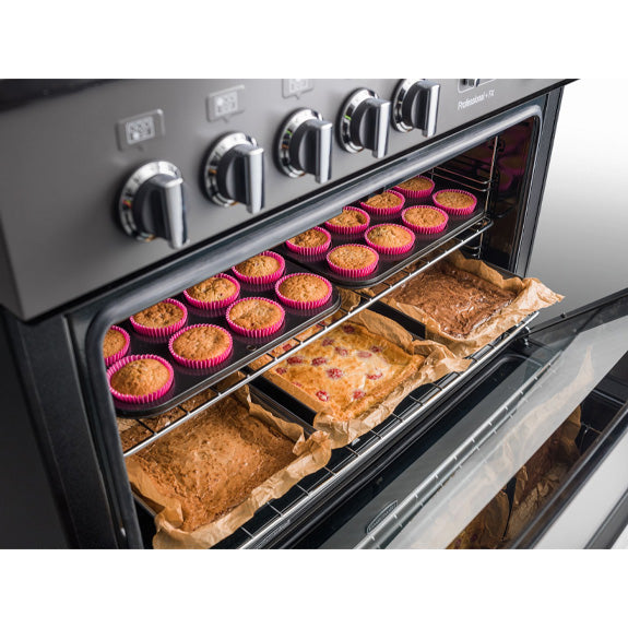 Falcon 90cm Professonal FX Dual Fuel Cooker - Stainless Steel/Chrome