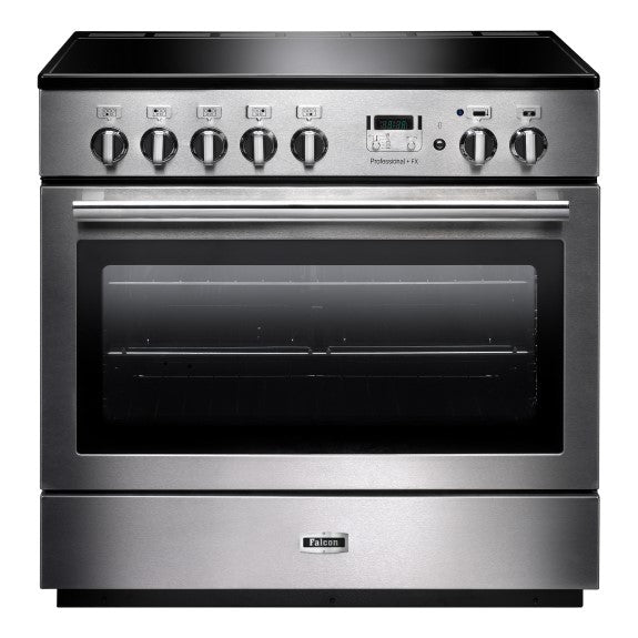 Falcon 90cm Professional FX Induction Range Cooker - Steel/Chrome