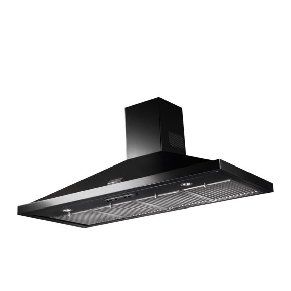 Falcon 110cm Canopy Rangehood - Black