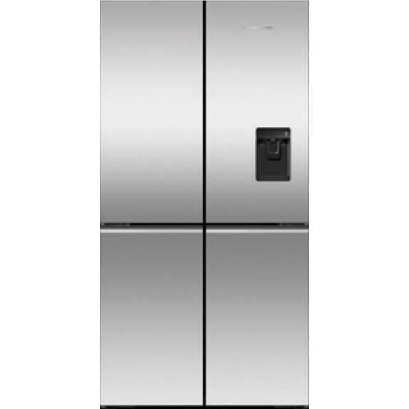 Fisher & Paykel 538L Series 7 Quad Door Refrigerator Freezer, Ice & Water