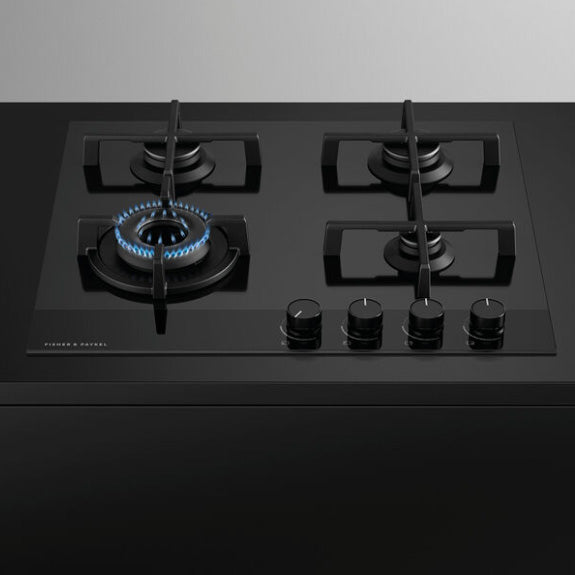 Fisher & Paykel 60cm Series 9 4 Burner Gas Cooktop, LPG