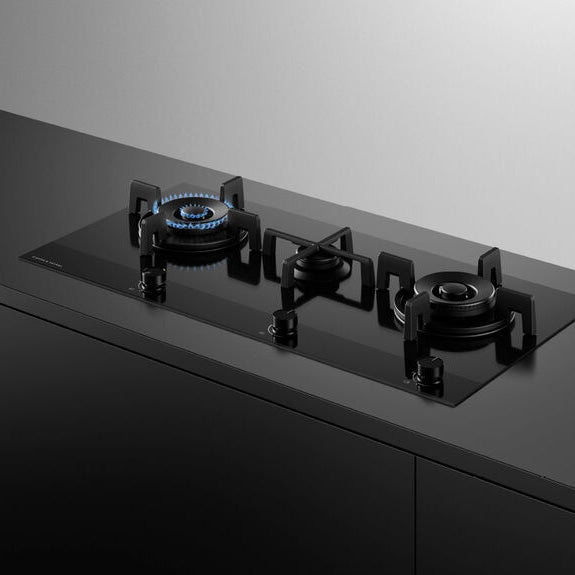 Fisher & Paykel 90cm Series 9 3 Burner Gas Cooktop, LPG