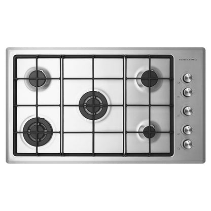 Fisher & Paykel 90cm Series 5 5 Burner Gas Cooktop, LPG