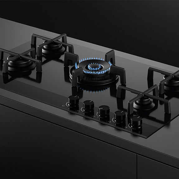 Fisher & Paykel 90cm Series 9 5 Burner Gas Cooktop, Natural Gas