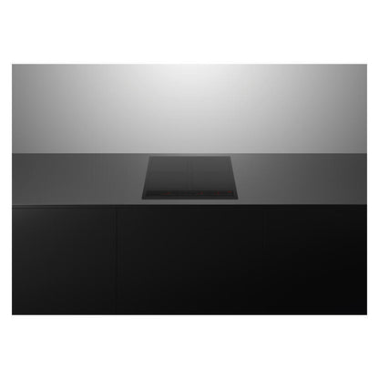 Fisher & Paykel 60cm 4 Zone Induction Cooktop: 2 Smart Zones - Black (Series 7)