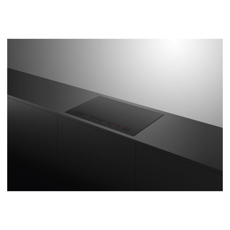 Fisher & Paykel 80cm 4 Zone Induction Cooktop with 2 SmartZones - Black Glass (Series 7)