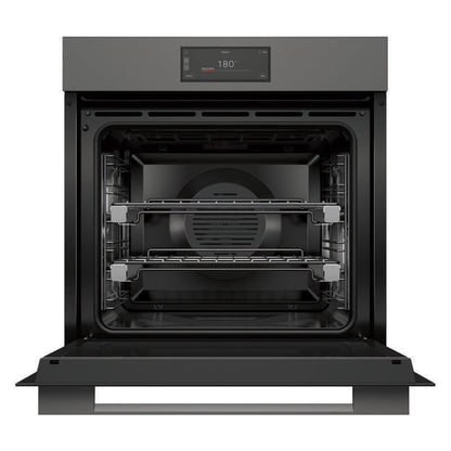 Fisher & Paykel 60cm Minimal Pyrolytic Oven - Grey Glass (Series 9)