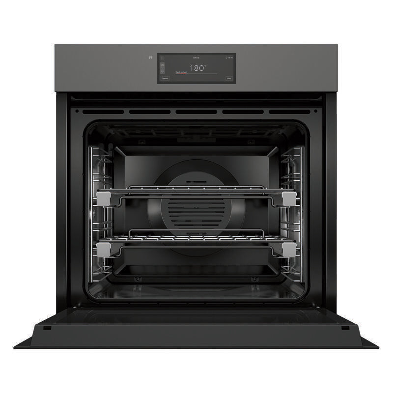 Fisher & Paykel 60cm Minimal Handleless Pyrolytic Oven - Grey Glass (Series 11)