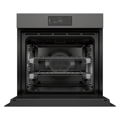 Fisher & Paykel 60cm Minimal Handleless Pyrolytic Oven - Grey Glass (Series 11)