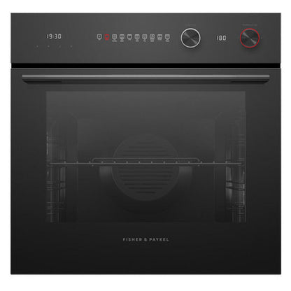 Fisher & Paykel 60cm Contemporary Pyrolytic Oven - Black Glass  (Series 5)
