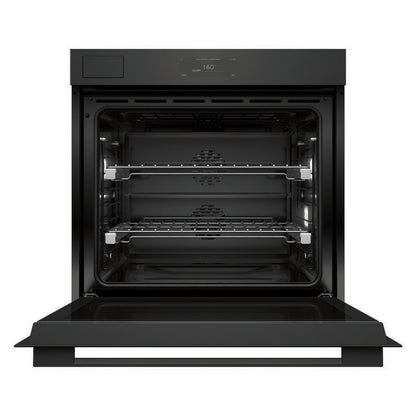 Fisher & Paykel 76cm Pyrolytic Built-In Steam Assist Oven with 17 Functions - Black Glass (Minimal - Series 11)