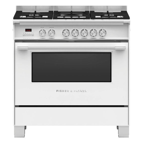 Fisher & Paykel 90cm Series 7 Classic 5 Burner Dual Fuel Cooker