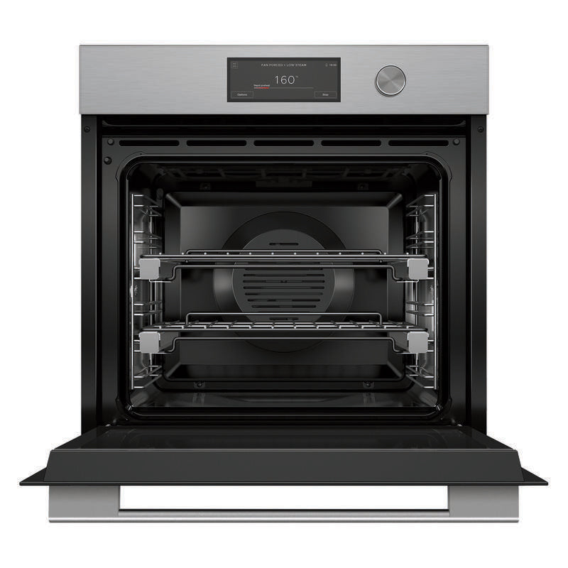 Fisher & Paykel 60cm Contemporary Combi-Steam Oven - Brushed Silver Glass (Series 11)