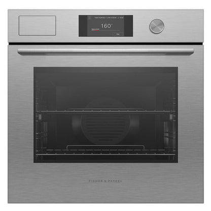 Fisher & Paykel 60cm Contemporary Combi-Steam Oven - Brushed Silver Glass  (Series 7)