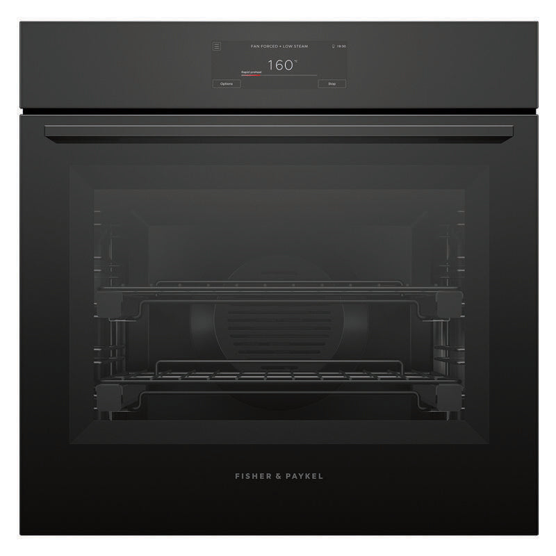 Fisher & Paykel 60cm Minimal Combi-Steam Oven - Black Glass (Series 11)