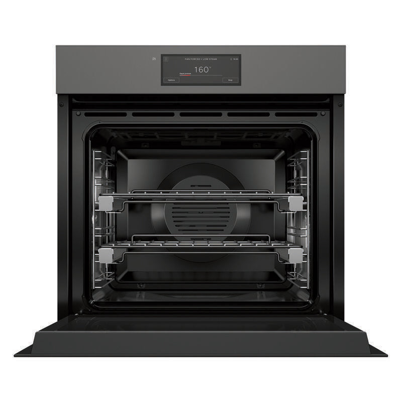 Fisher & Paykel 60cm Minimal Handleless Combi-Steam Oven - Grey Glass (Series 11)