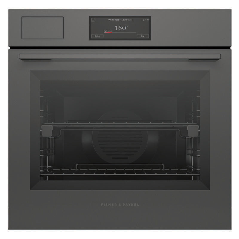Fisher & Paykel 60cm Minimal Combi-Steam Oven - Grey Glass (Series 9)