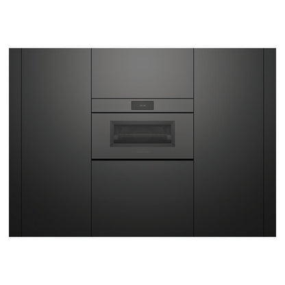 Fisher & Paykel 76cm Minimal Handleless Compact Combi-Steam Oven - Grey Glass (Series 9)