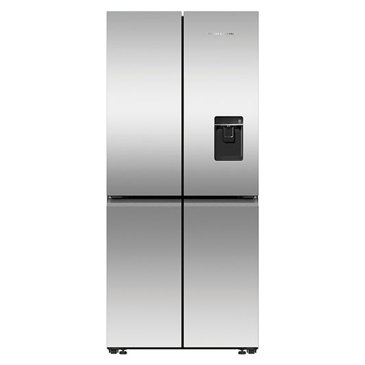 Fisher & Paykel 498L Series 7 Quad Door Refrigerator Freezer, Ice & Water