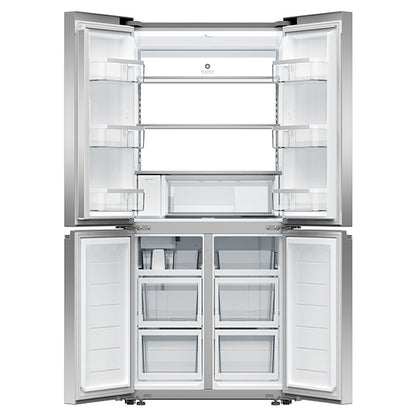 Fisher & Paykel 498L Series 7 Quad Door Refrigerator Freezer, Ice & Water