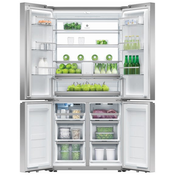Fisher & Paykel 690L Series 7 Quad Door Refrigerator Freezer, Ice & Water