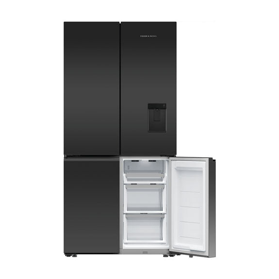 Fisher & Paykel 690L Series 7 Quad Door Refrigerator Freezer, Ice & Water