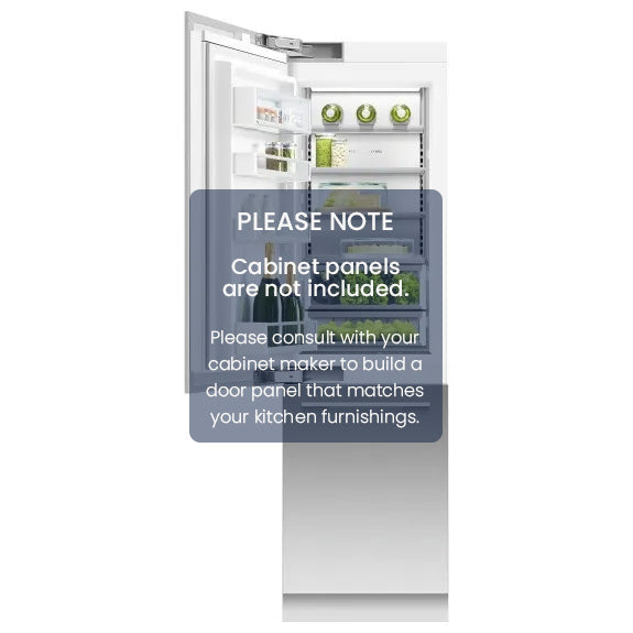 Fisher & Paykel 61cm Series 11 Integrated Refrigerator Freezer, Ice & Water