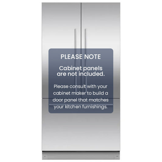 Fisher & Paykel 90cm Series 7 Integrated French Door Refrigerator Freezer