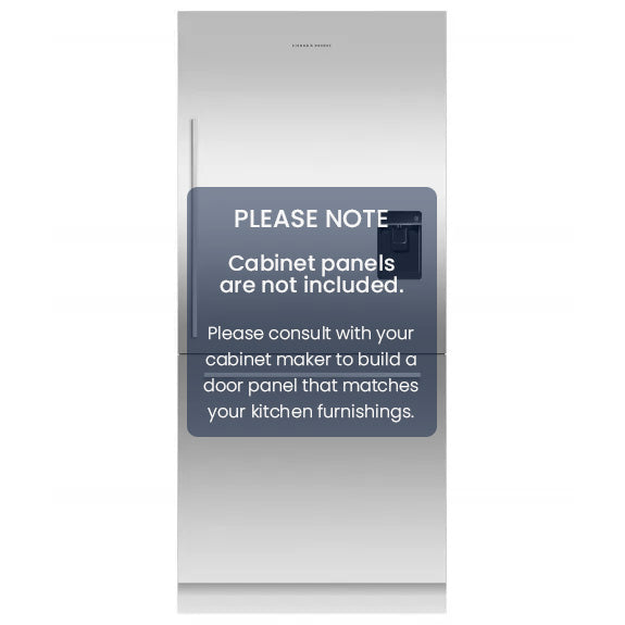 Fisher & Paykel 91cm Series 7 Integrated Refrigerator Freezer, Ice & Water