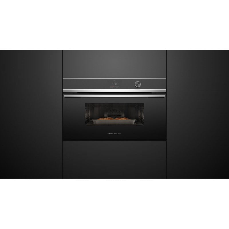 Fisher & Paykel 76cm Series 9 Contemporary Compact Combi-Steam Oven