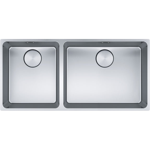 Franke Mythos Double Bowl Sink - Stainless Steel