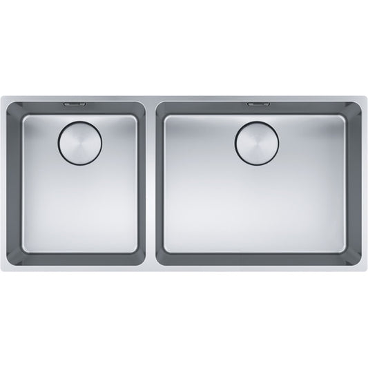 Franke Mythos Double Bowl Sink - Stainless Steel