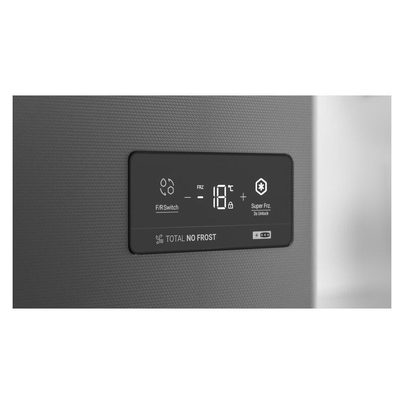 Haier 195L Hybrid Chest Fridge/Freezer - Grey (500 Series)