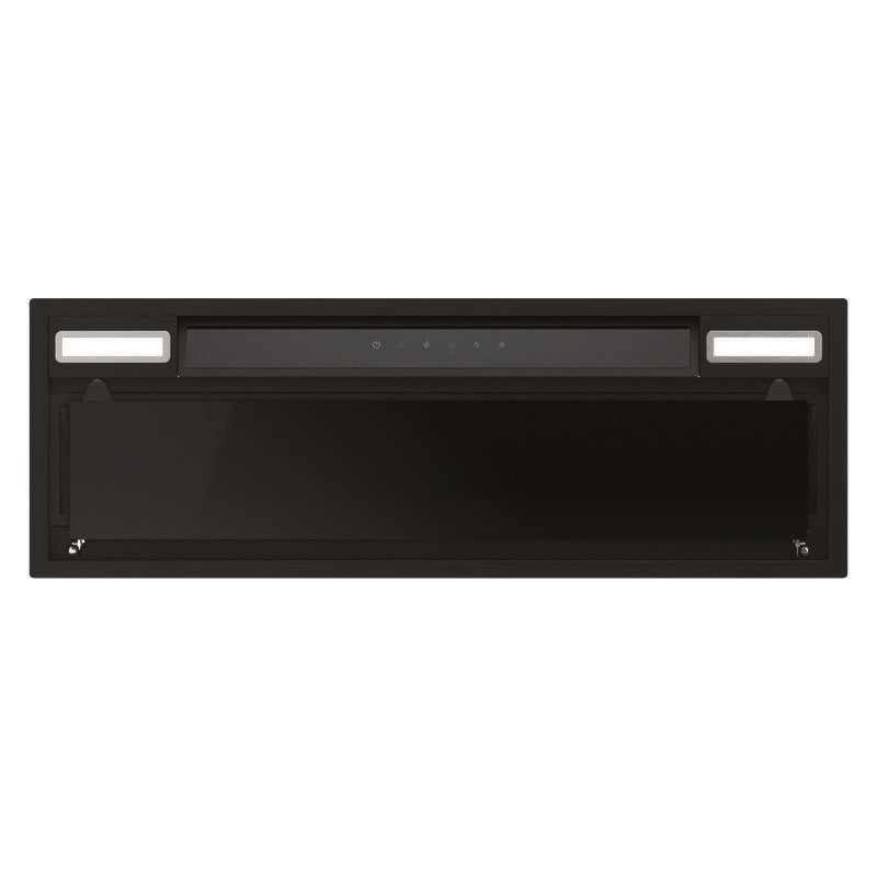 Haier 90cm 600 Series Integrated Insert Wall Rangehood Hood to Hob - Black