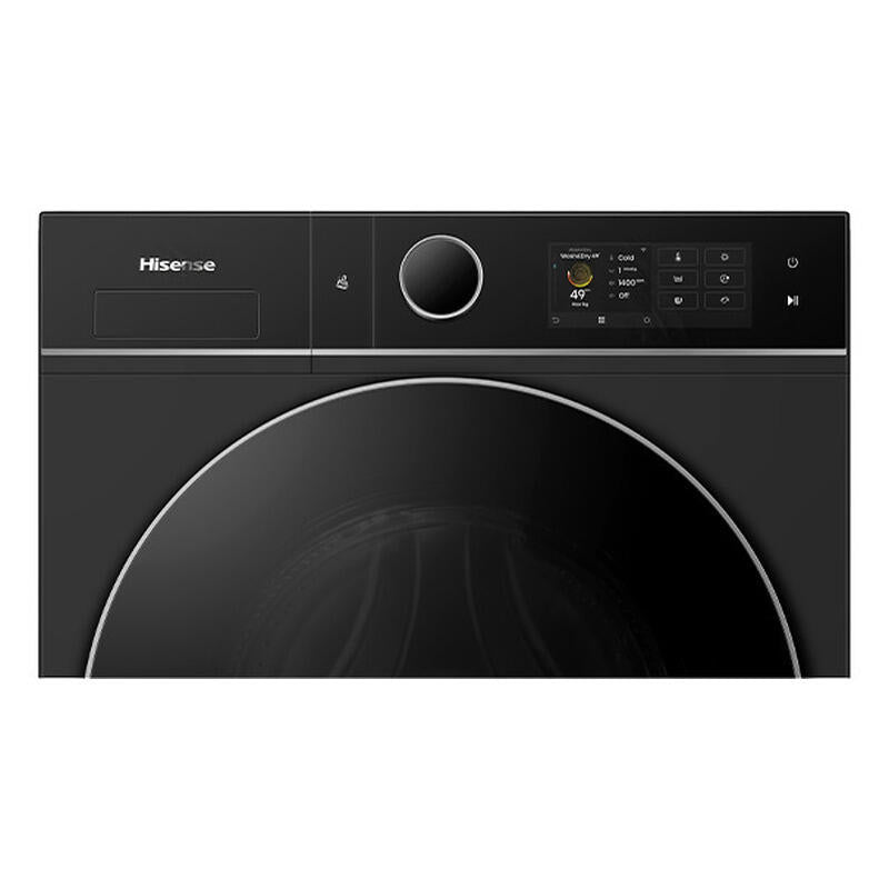 Hisense 12kg + 8kg Front Load Washing Machine & Dryer Combo - Black (Series 8I)