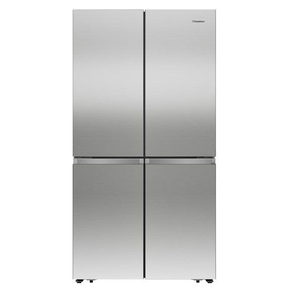 Hisense 609 Litre French Door Refrigerator - Stainless Steel