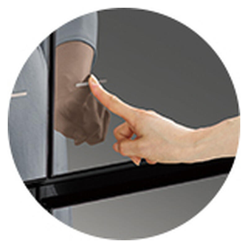 Hitachi 735L Multi-Drawer Fridge Freezer  Mirror Grey Glass